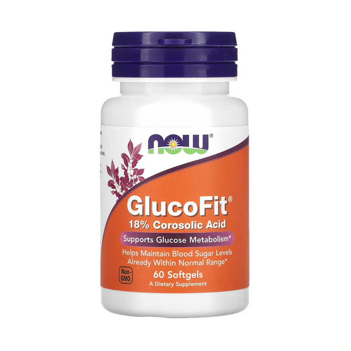 GlucoFit, (Banaba Leaf Extract), NOW Foods, 60 softgels