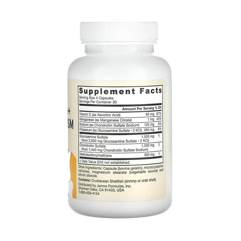 Încărcați imaginea în vizualizatorul Galerie, Glucosamine + Chondroitin + MSM, Jarrow Formulas, 120 capsule

