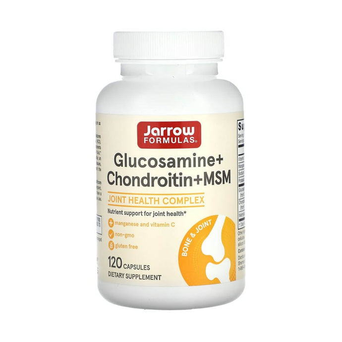 Glucosamine + Chondroitin + MSM, Jarrow Formulas, 120 capsule