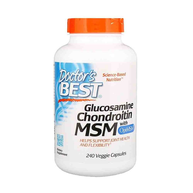 Încărcați imaginea în vizualizatorul Galerie, Glucosamine Chondroitin MSM with OptiMSM, Doctor&#39;s Best, 120 capsule
