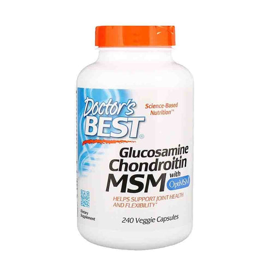 Glucosamine Chondroitin MSM with OptiMSM, Doctor's Best, 120 capsule
