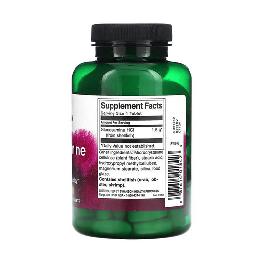 Glucosamine HCl, 1,500 mg, Swanson, 100 tablete SW842