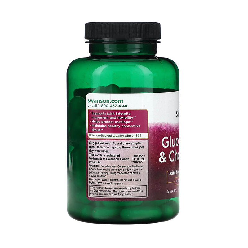 Încărcați imaginea în vizualizatorul Galerie, Glucozamină Condroitina 500/400 mg Swanson, 90 capsule SWU139
