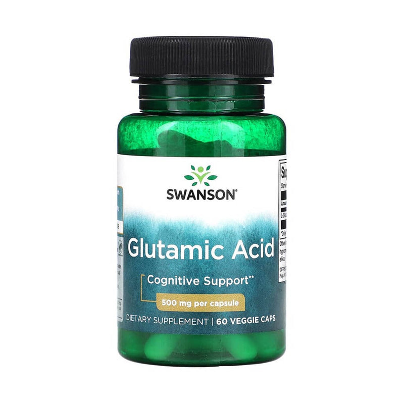 Încărcați imaginea în vizualizatorul Galerie, Glutamic Acid, Swanson, 60 capsule SW1608
