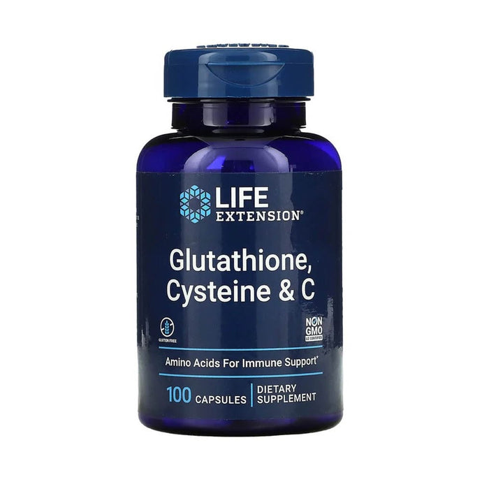 Glutathione, Cysteine & C, Life Extension, 100 capsule