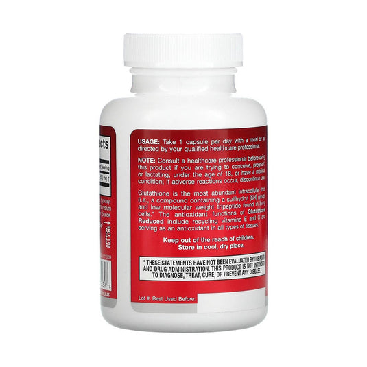 Glutathione Reduced, 500 mg, Jarrow Formulas 60 capsule