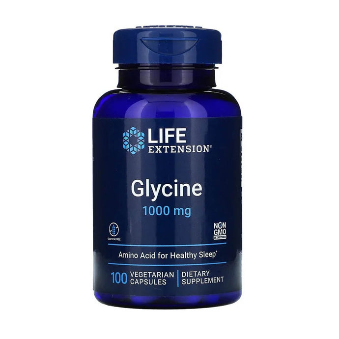 Glycine, (Glicina) 1000 mg, Life Extension, 100 capsule