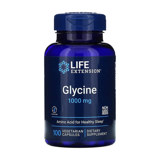 Glycine, (Glicina) 1000 mg, Life Extension, 100 capsule