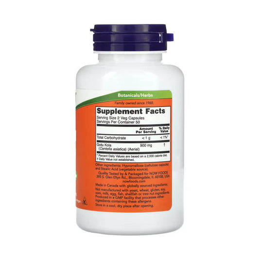 Gotu Kola, 450 mg, Now Foods, 100 capsule