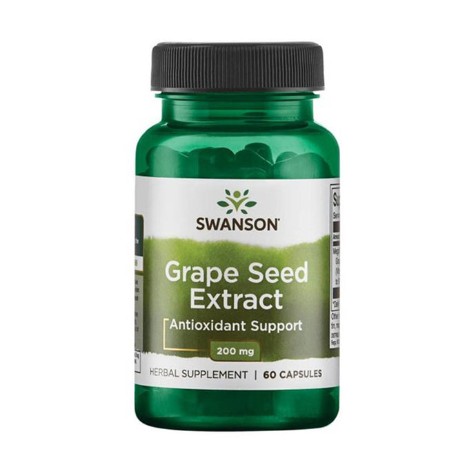 Grape Seed Extract, 200mg, Swanson, 60 capsule SWH081