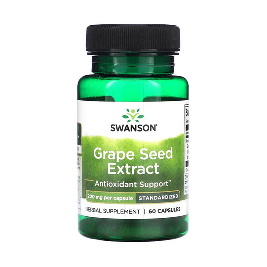 Grape Seed Extract, 200mg, Swanson, 60 capsule SWH081