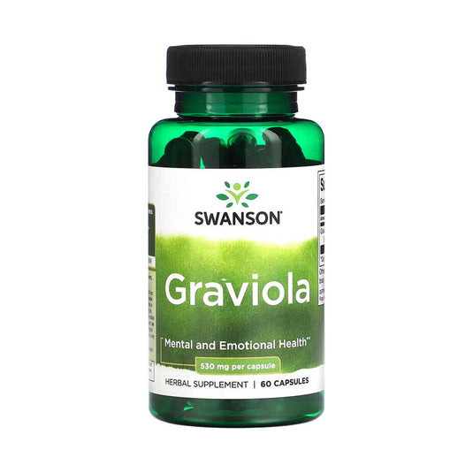 Graviola (Anti-Cancerigen), 530 mg, Swanson, 60 capsule SW1767