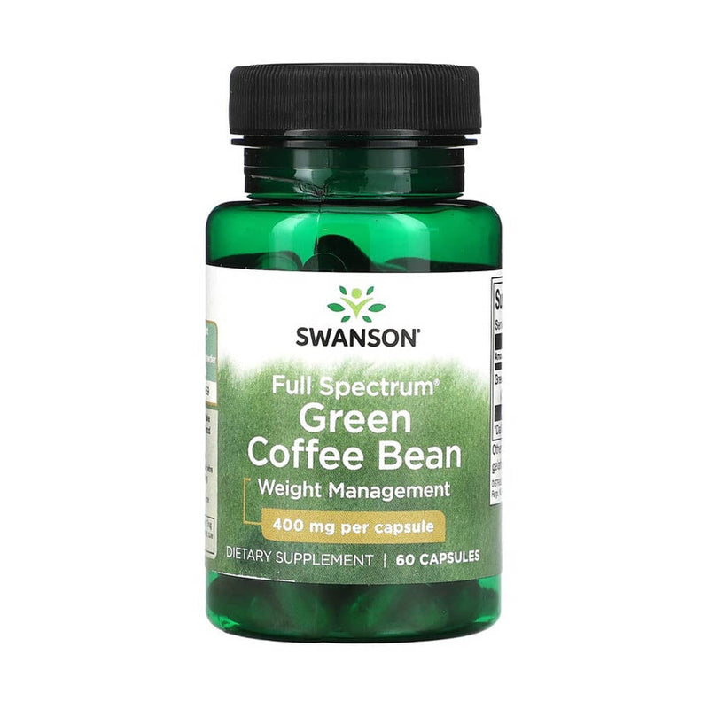 Încărcați imaginea în vizualizatorul Galerie, Green Coffee Bean (Boabe de Cafea Verde) 400 mg, Swanson, 60 capsule SW1522
