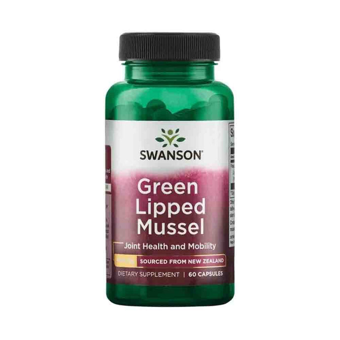 Green Lipped Mussel (Extract Scoica Cochilie Verde), 500mg, Swanson, 60 capsule SW1434