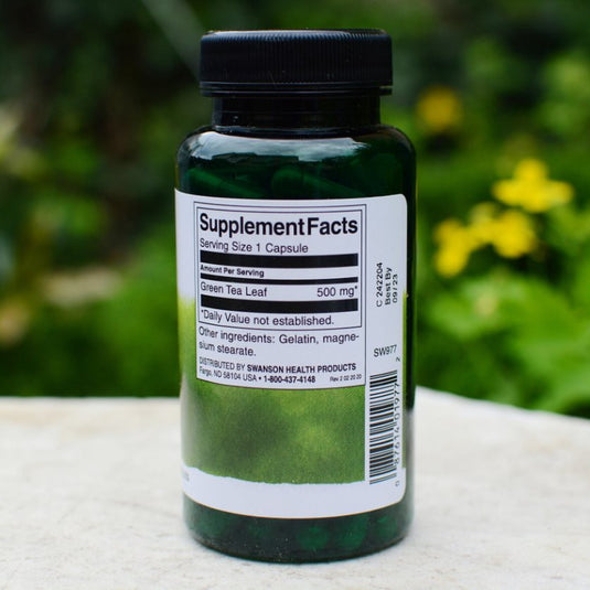 Green Tea (Ceai Verde), 500 mg, Swanson, 100 capsule SW977