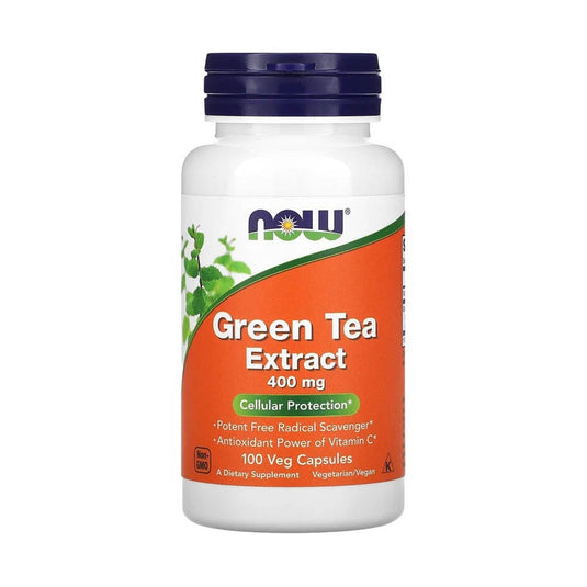 Green Tea Extract, (Ceai Verde), 400 mg, Now Foods, 100 capsule
