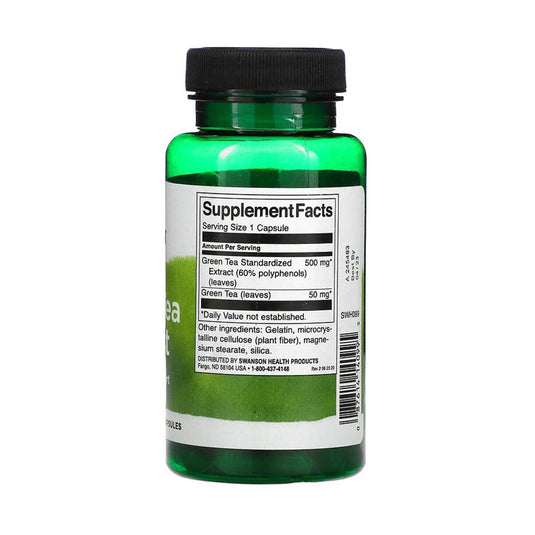 Green Tea Extract (Ceai Verde), 500 mg, Swanson, 60 capsule SWH099
