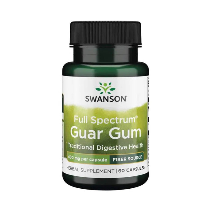 Guar Gum (Gumă de Guar), 400 mg, Swanson, 60 capsule SW1279
