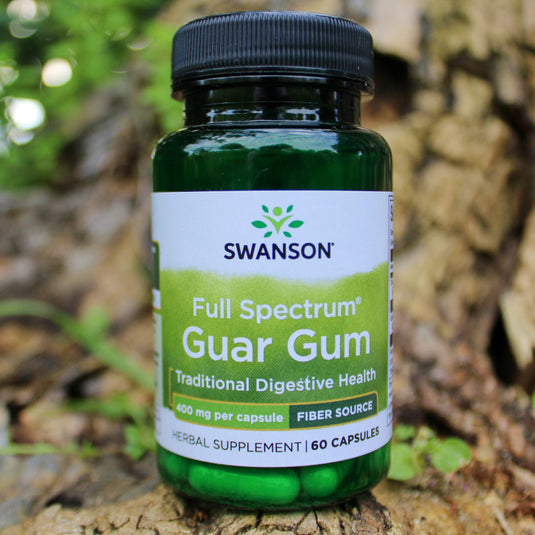 Guar Gum (Gumă de Guar), 400 mg, Swanson, 60 capsule SW1279