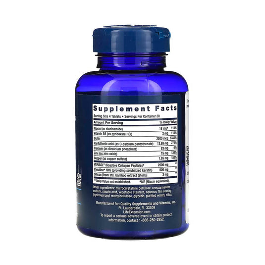 Hair, Skin & Nails, Collagen Plus Formula, Life Extension, 120 tablete