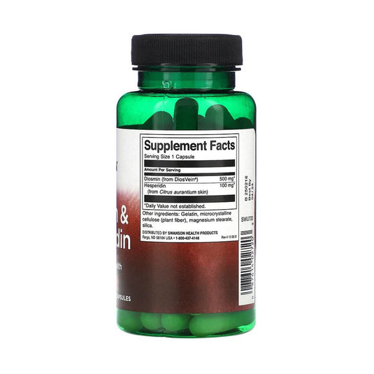 Hesperidina si Diosmina 100 mg/ 500 mg, Swanson, 60 capsule SWU720