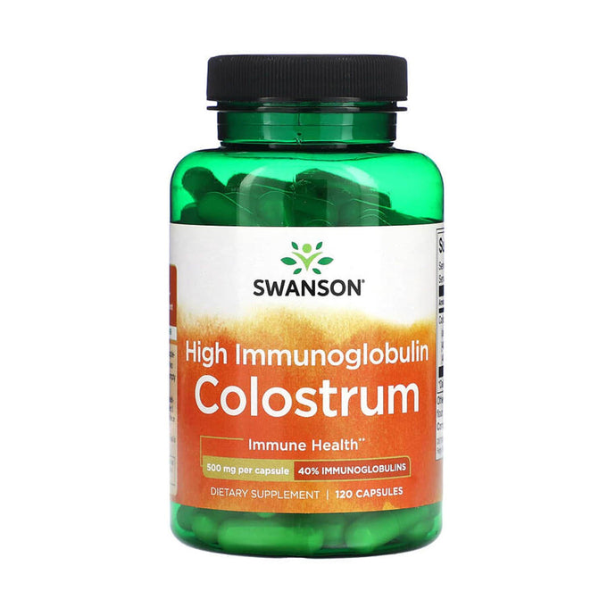 High Immunoglobulin Colostrum, 500 mg, Swanson, 120 capsule SWU149