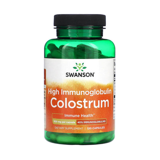 High Immunoglobulin Colostrum, 500 mg, Swanson, 120 capsule SWU149