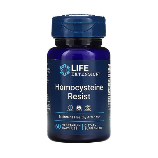 Homocysteine Resist (Vitamina B2, B6, B9, B12), Life Extension, 60 capsule