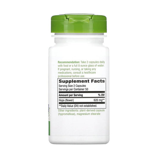 Hops Flowers (Hamei), 310 mg, Nature's Way, 100 Capsule