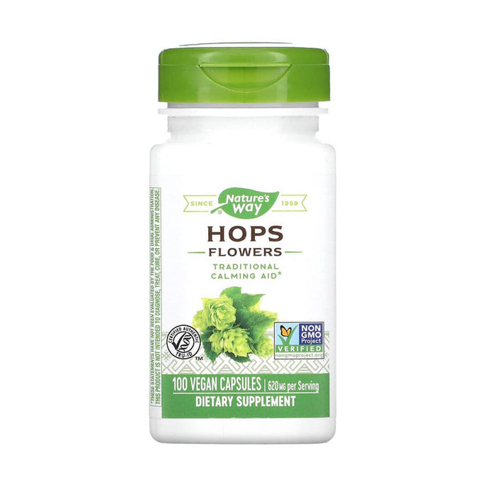 Hops Flowers (Hamei), 310 mg, Nature's Way, 100 Capsule