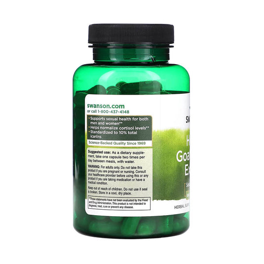 Horny Goat Weed Extract, 500mg, Swanson, 120 tablete SWH180