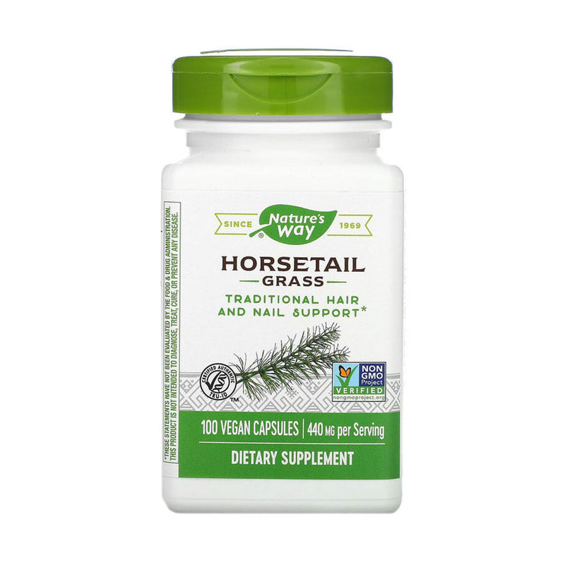 Încărcați imaginea în vizualizatorul Galerie, Horsetail Grass (Coada Calului), 440 mg, Nature&#39;s Way, 100 Capsule
