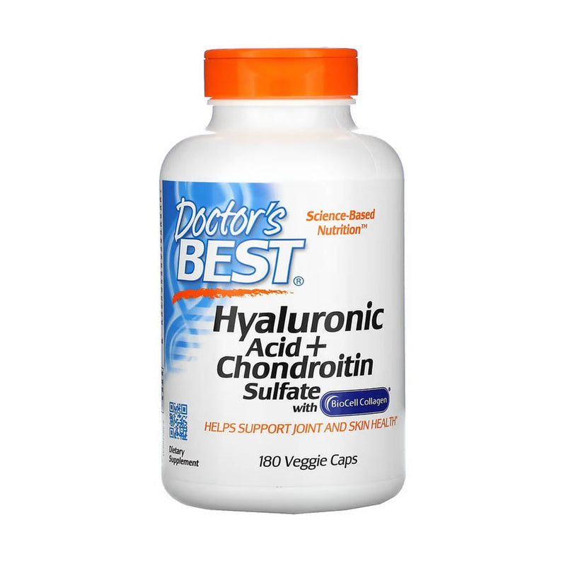 Încărcați imaginea în vizualizatorul Galerie, Hyaluronic Acid + Chondroitin Sulfate si BioCell Collagen, Doctor&#39;s Best, 60 capsule
