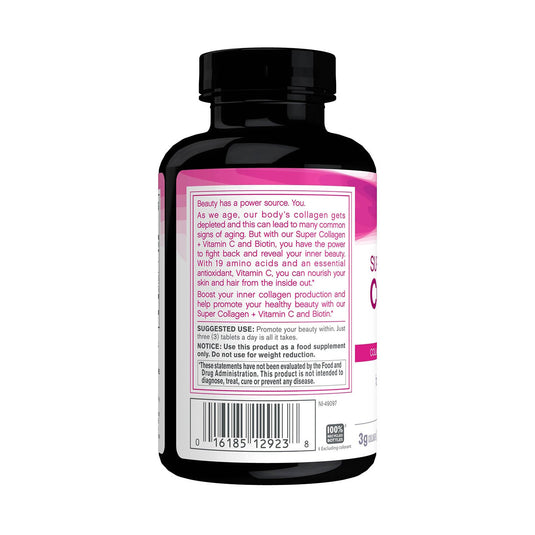 Hydrolyzed Collagen + Vitamin C & Biotin, NeoCell, 90 tablete