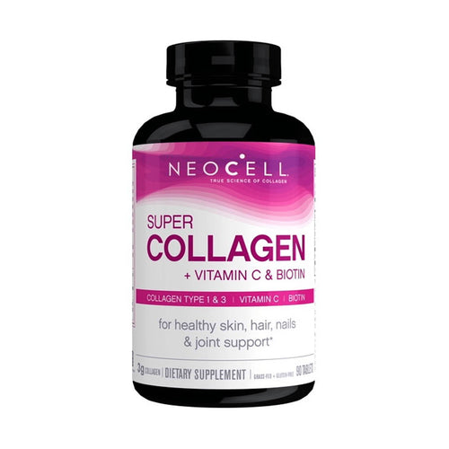 Hydrolyzed Collagen + Vitamin C & Biotin, NeoCell, 90 tablete