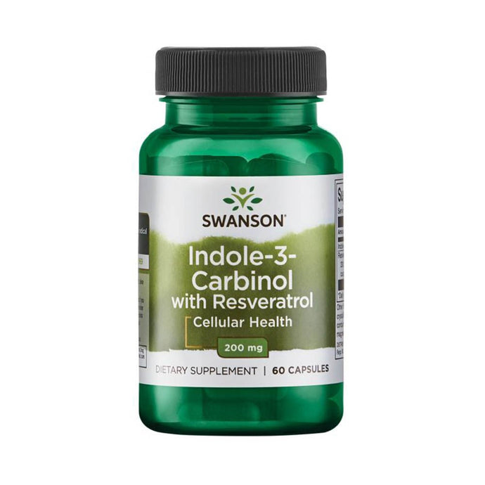 Indole-3-Carbinol with Resveratrol, 200 mg, Swanson, 60 capsule SWU315