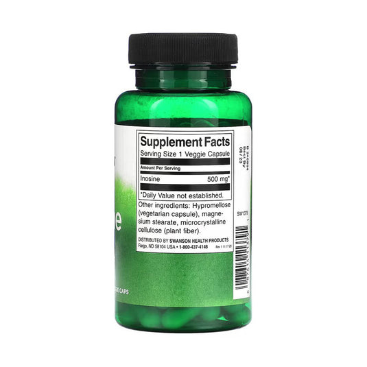 Inosine, Energy Support, Swanson, 60 capsule SW1379