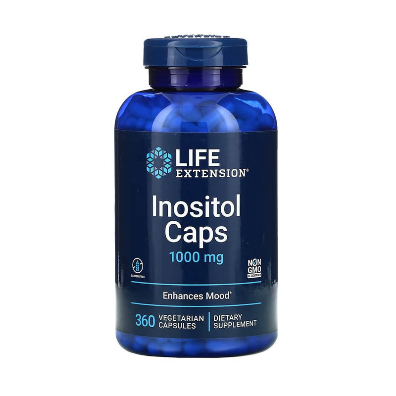 Încărcați imaginea în vizualizatorul Galerie, Inositol Caps (Vitamina B8) 1000 mg, Life Extension, 360 capsule
