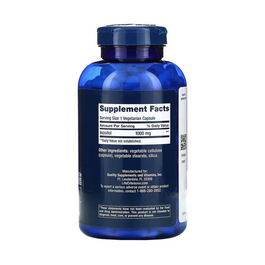 Inositol Caps (Vitamina B8) 1000 mg, Life Extension, 360 capsule