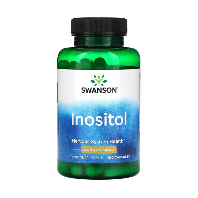 Inositol (Vitamina B8), 650mg, Swanson, 100 capsule SW874