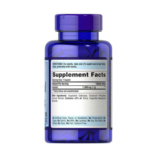 Inozitol 1000 mg, Puritan's Pride, 90 capsule
