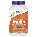 Inulina Certificata Organic, Prebiotic Pure Powder, Now Foods, 227g