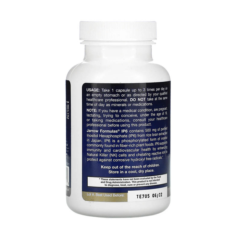 Încărcați imaginea în vizualizatorul Galerie, IP6, Inozitol Hexafosfat, 500 mg, Jarrow Formulas, 120 capsule
