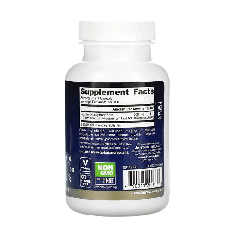 Încărcați imaginea în vizualizatorul Galerie, IP6, Inozitol Hexafosfat, 500 mg, Jarrow Formulas, 120 capsule
