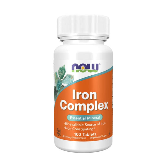 Iron Complex (Fier), Now Foods, 100 capsule