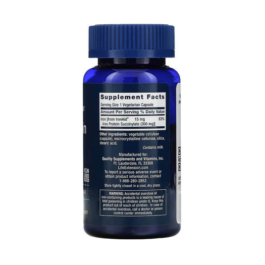 Iron Protein Plus, 300 mg, Life Extension, 100 capsule