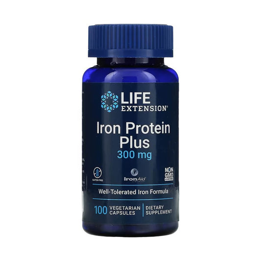 Iron Protein Plus, 300 mg, Life Extension, 100 capsule