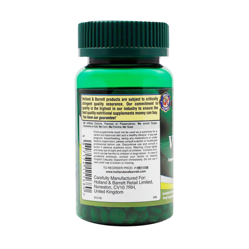 Încărcați imaginea în vizualizatorul Galerie, Iron &amp; Vitamin C, Holland &amp; Barrett, 100 tablete
