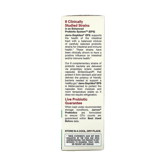 Jarro-Dophilus Probiotic EPS, 5 Billion, Jarrow Formulas, 30 capsule