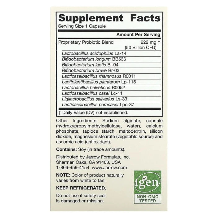 Jarro-Dophilus Ultra, 50 Billion, Jarrow Formulas, 60 capsule